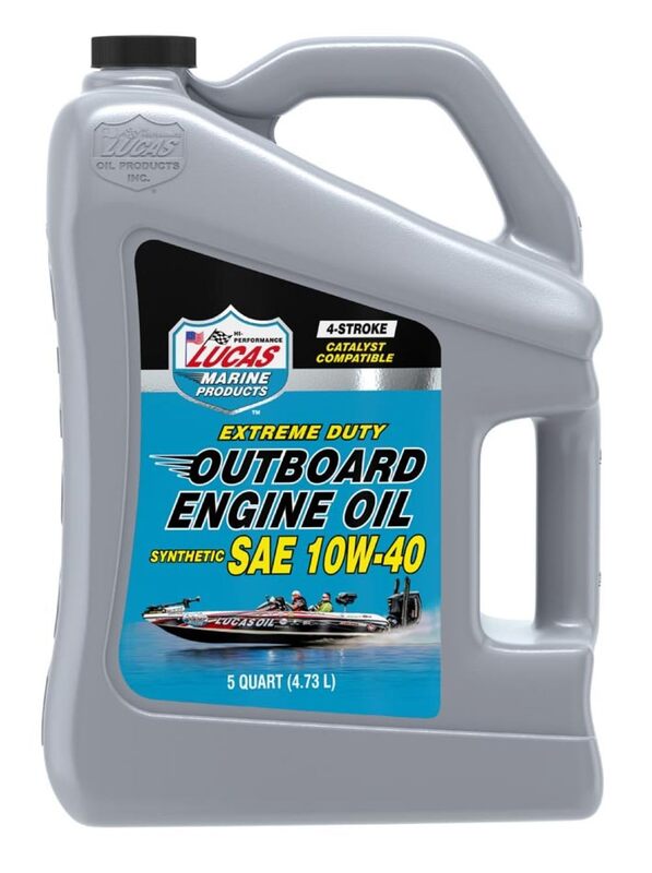 Lucas Oil Synthetic SAE 10W-40 Outboard Engine Oil