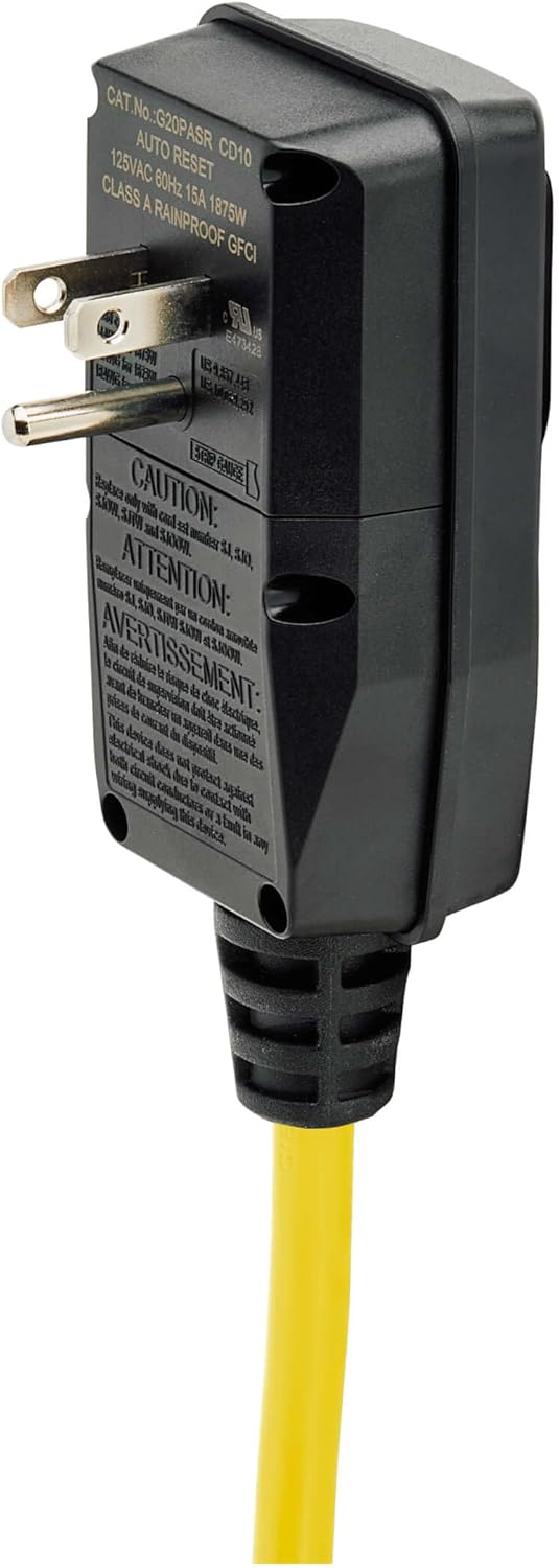 TRIPP LITE 8-Outlet Safety Power Strip with GFCI Plug