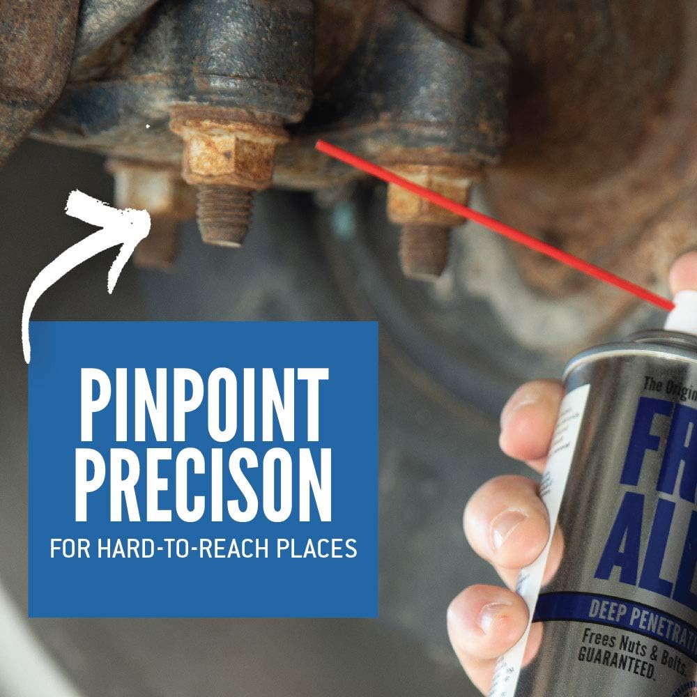 Free All Rust Eater Deep Penetrating Oil, 11 oz Aerosol – Loosens Rusted Bolts, Nuts