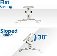 Mount-It! Universal Projector Ceiling Mount (30 lb Capacity)