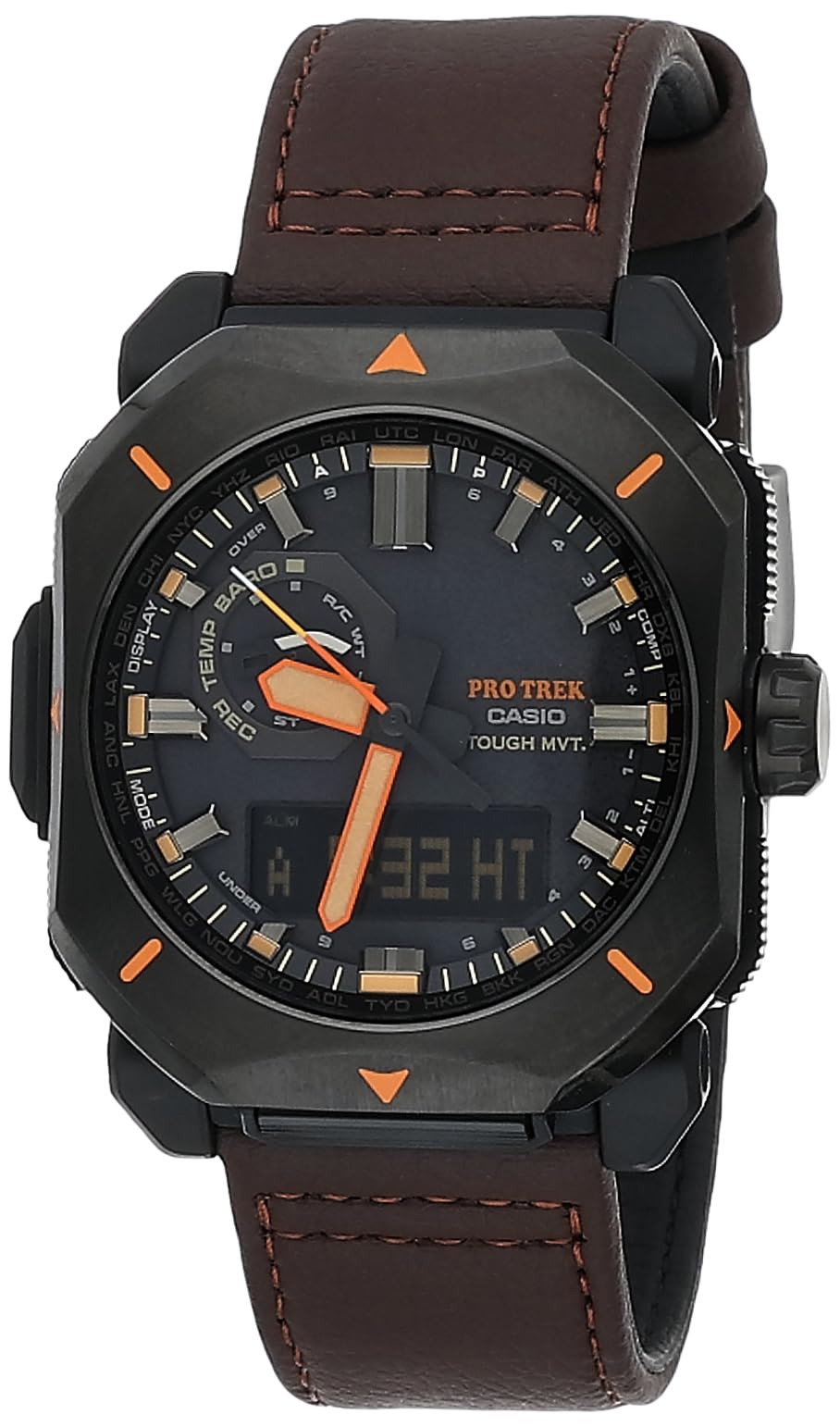 Casio PRW6900BF Series | Pro Trek | 100M WR | 1/100 SEC Stop Watch | Compass/Alt/Baro-Thermo | Tough Solar Power/Atomic