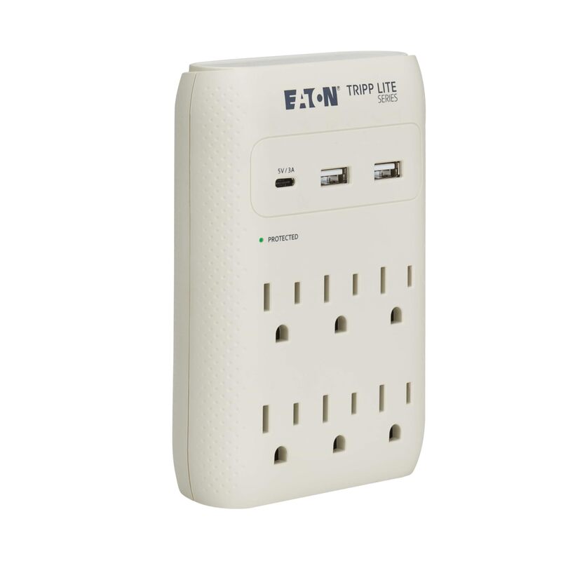 Tripp Lite 6-Outlet Direct Plug-In Surge Protector