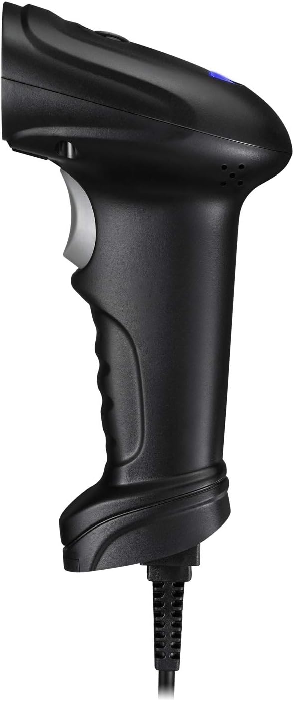 Adesso NuScan 1600U 1D Handheld CCD Barcode Scanner (USB) - Cable Connectivity - 300 scan/s - 16in Scan Distance