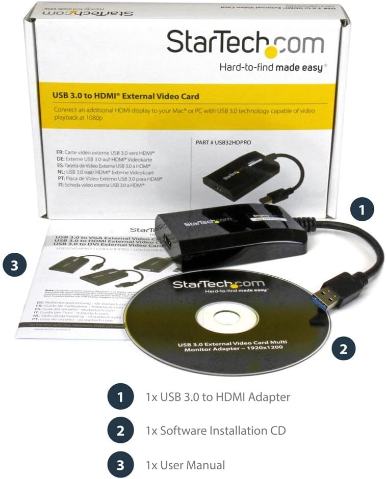 StarTech.com USB 3.0 External Video & Graphics Adapter