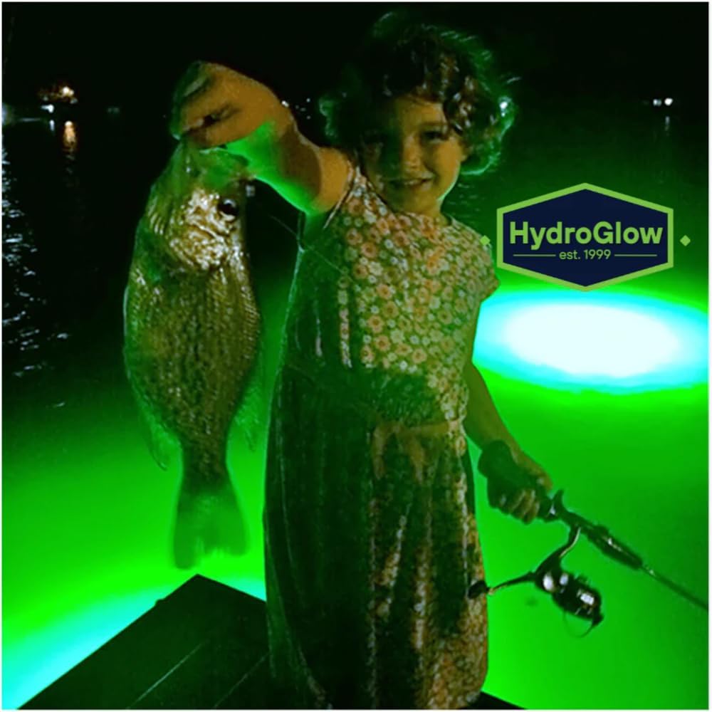 HYDRO GLOW SeaFloor Underwater Dock Light (Anchored To Bottom)