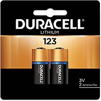 Duracell Dl123ab2bpk Ultra High-Power Lithium Battery 123 3V 2/Pack