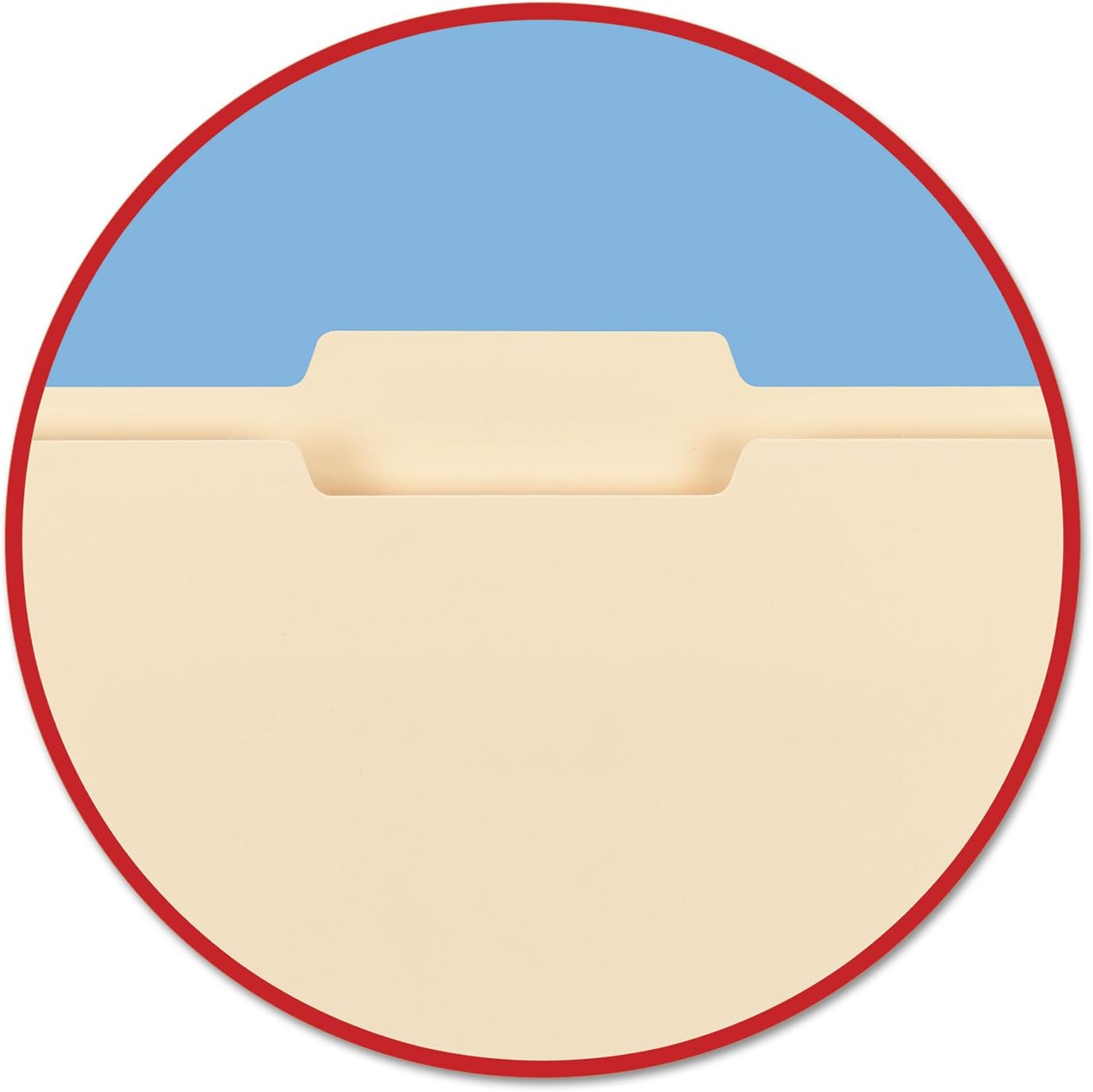 Smead® Manila Folders With Product Protection, Letter Size, 1/3 Cut, Box Of 100