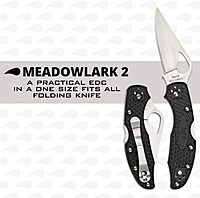 Spyderco Meadowlark 2 Lightweight Folding Knife with FRN