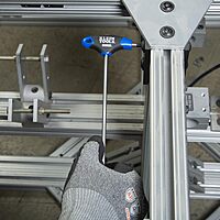 Klein Tools JTH98M T-Handle Hex Key Set, Metric Sizes Allen Wrench Set with 9-Inch Blades, Stand Included, 8-Piece