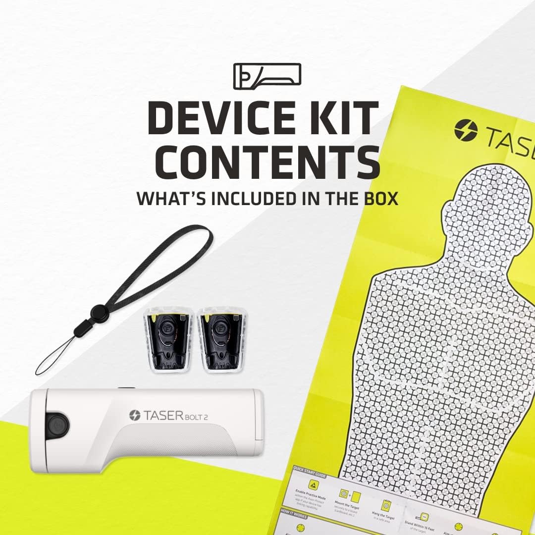 TASER Bolt 2 Self-Defense Device | Personal Protection Kit | | Perfect for Running, Jogging, Pet Walking | Portable