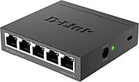 D-Link Gigabit Unmanaged Metal Fan-Free Desktop/Wall-Mount Switch
