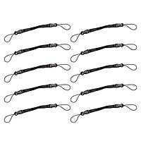 Ergodyne Squids 3136 Barcode Scanner Adaptor Straps, Carrying Strap for Bar Code Scanners, 10- Pack, Black