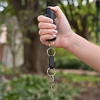 SABRE RED Hardcase Pepper Spray Keychain with Quick Release