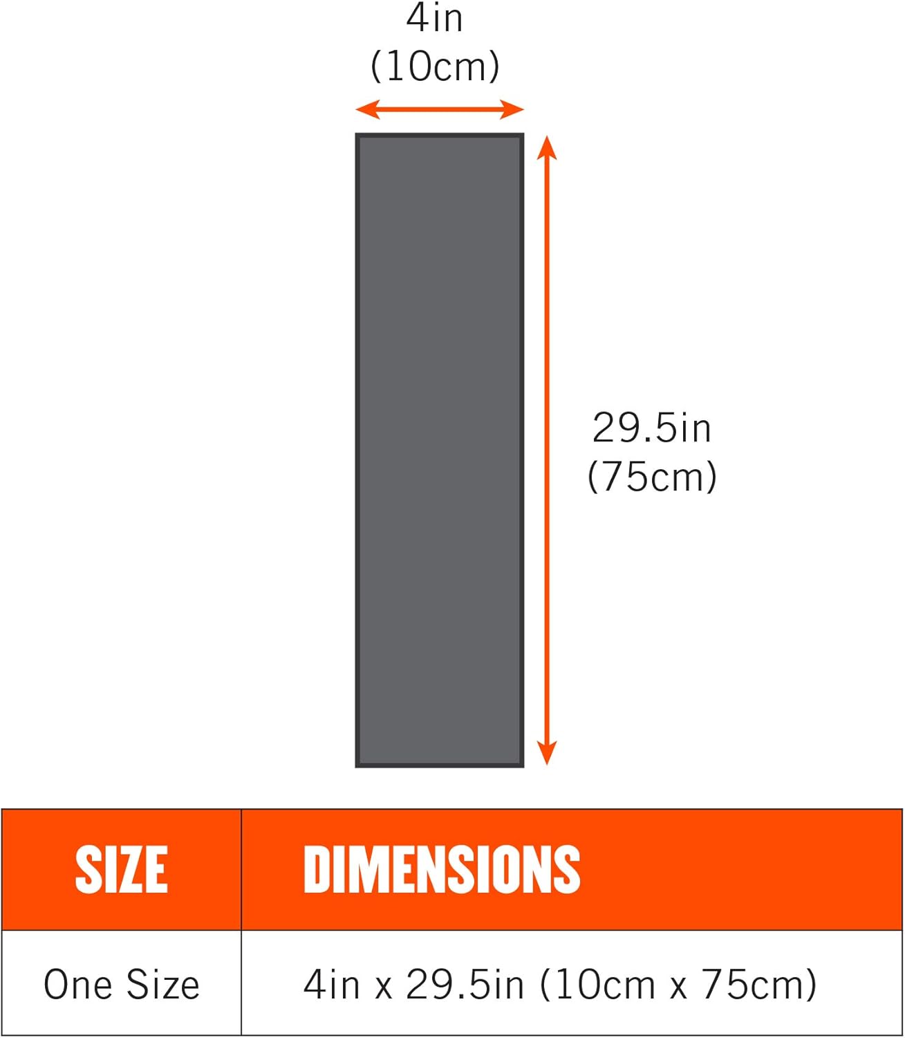 Ergodyne Chill Its 6603 Cooling Neck Wrap, Long Lasting Cooling Relief, Blue 4 in x 29-1/2 in 1-Pack Neck Wrap