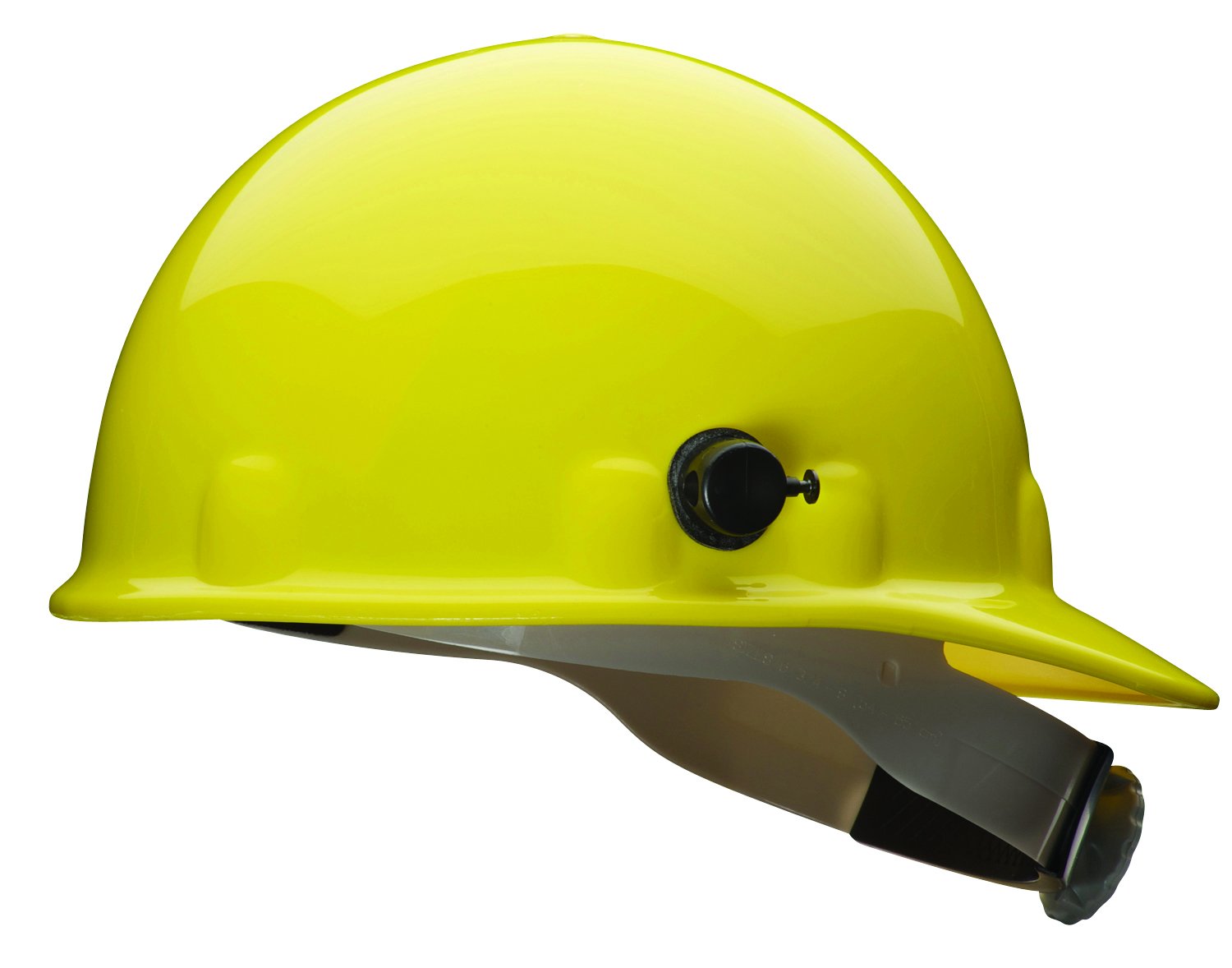 Fibre-Metal by Honeywell E2QRW02A000 Super Eight Ratchet Cap Style Hard Hat with Quick-Lok, Yellow
