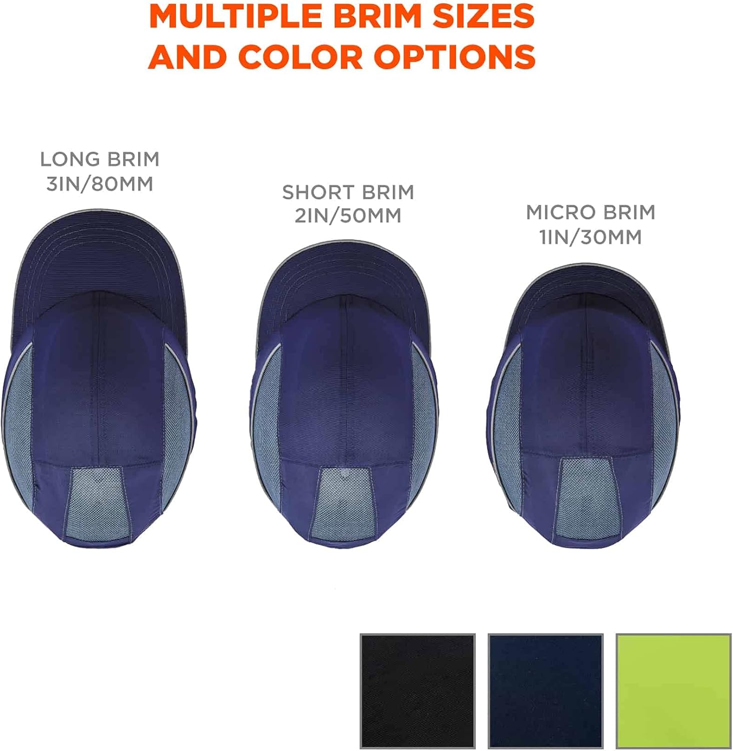 ERGODYNE Skullerz 8950XL Bump Cap, Baseball-Style Head Protection