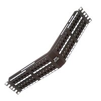 Panduit DPA486X88TGY Category-6A 48-Port Angled Punchdown Patch Panel