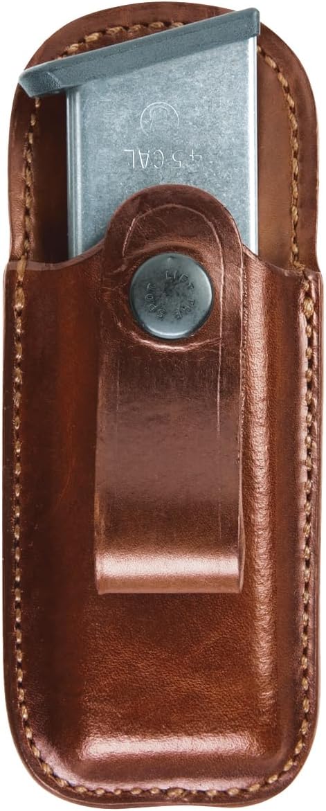 BIANCHI Model 21 Open Top IWB Leather Magazine Pouch