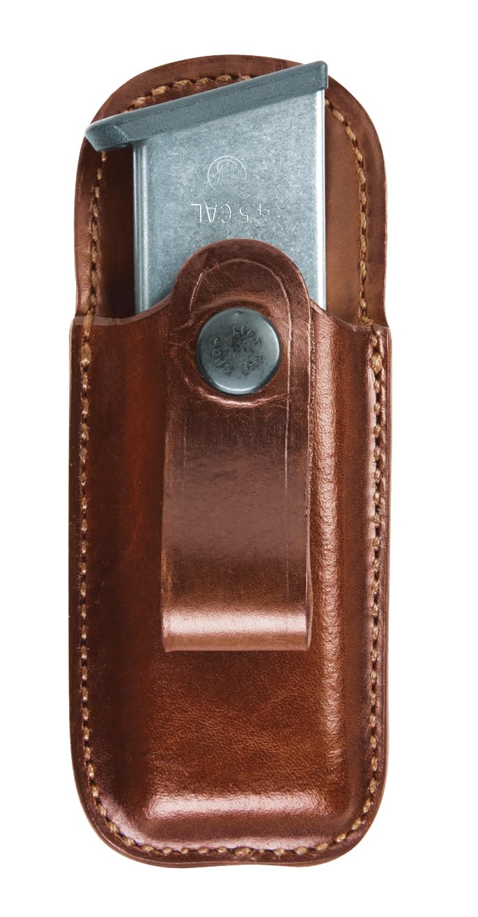 BIANCHI Model 21 Open Top IWB Leather Magazine Pouch