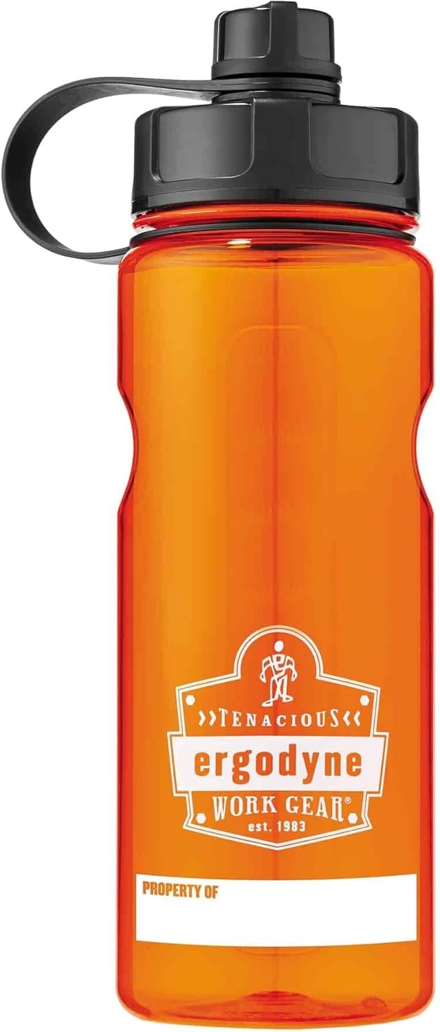 ERGODYNE Chill-Its 5151 Wide Mouth Water Bottle, 34 oz, BPA-free