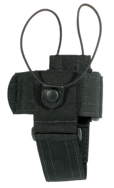 BLACKHAWK Traditional Black CORDURA Universal Radio Carrier - Swivel Loop