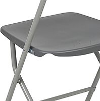 Flash Furniture Hercules Series Commercial-Grade Plastic Folding Chair - 650LB Weight Capacity