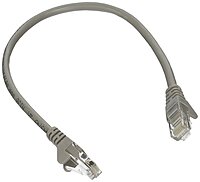 Belkin Cat5e Patch Cable - RJ-45 Male - RJ-45 Male - 12in - Gray