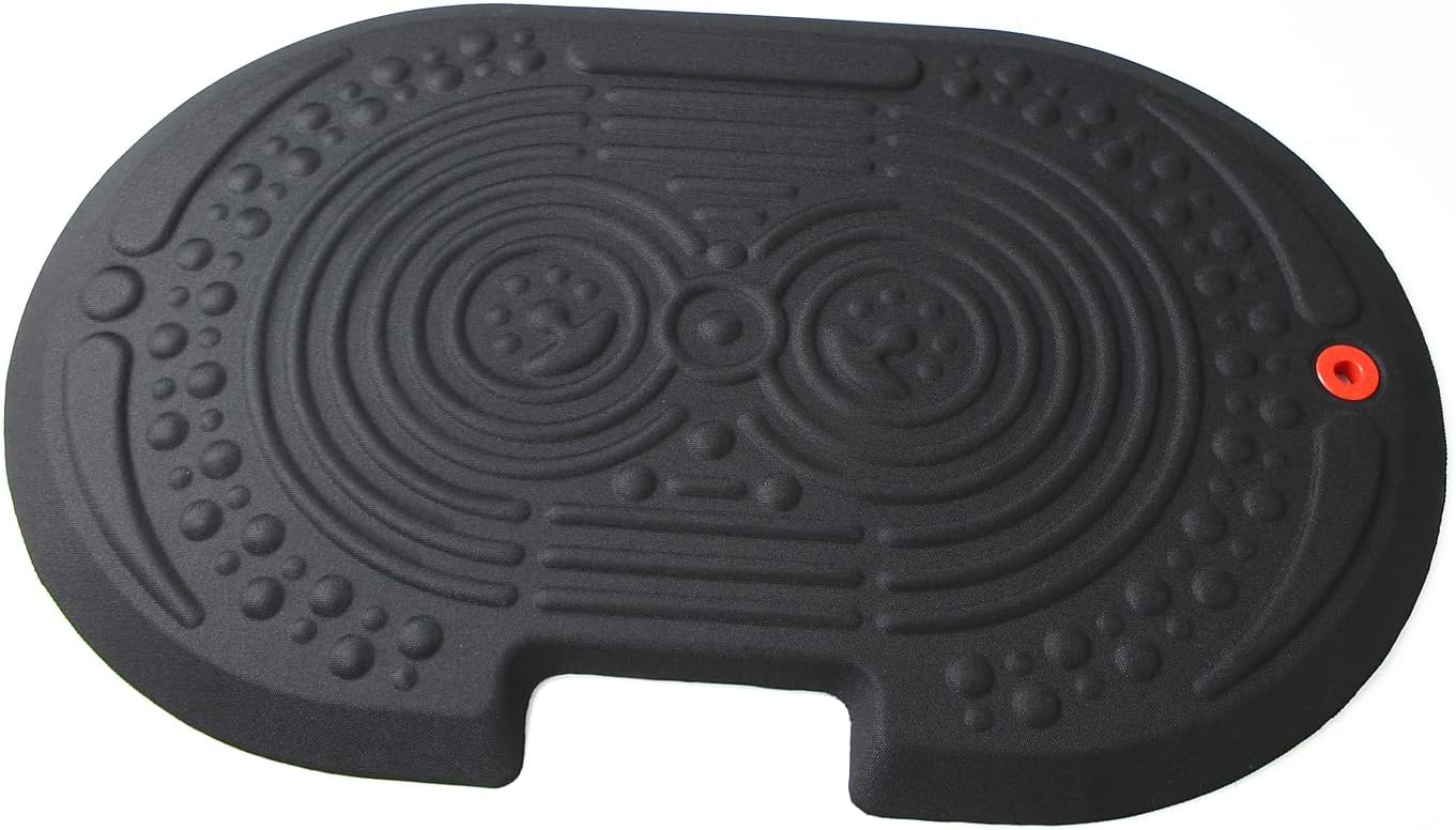 Floortex AFS-TEX FCA22032XABK Black Active Anti-Fatigue Mat, 20" x 32"