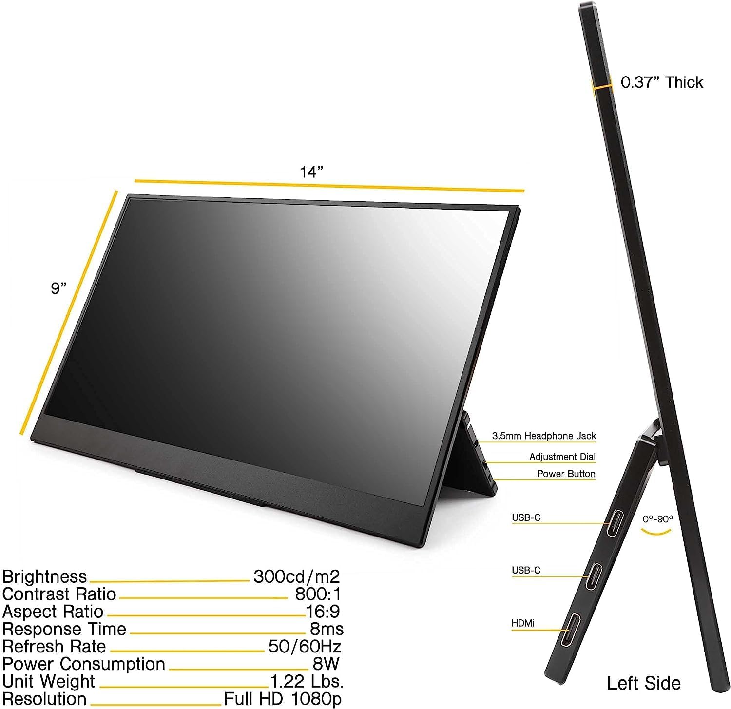 SideTrak Solo Pro 15.8in Portable Monitor