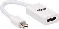 Eaton Tripp Lite Series Mini DisplayPort to HDMI Active Adapter 4K M/F White mDP to HDMI - Adapter - Mini DisplayPort male to HDMI female