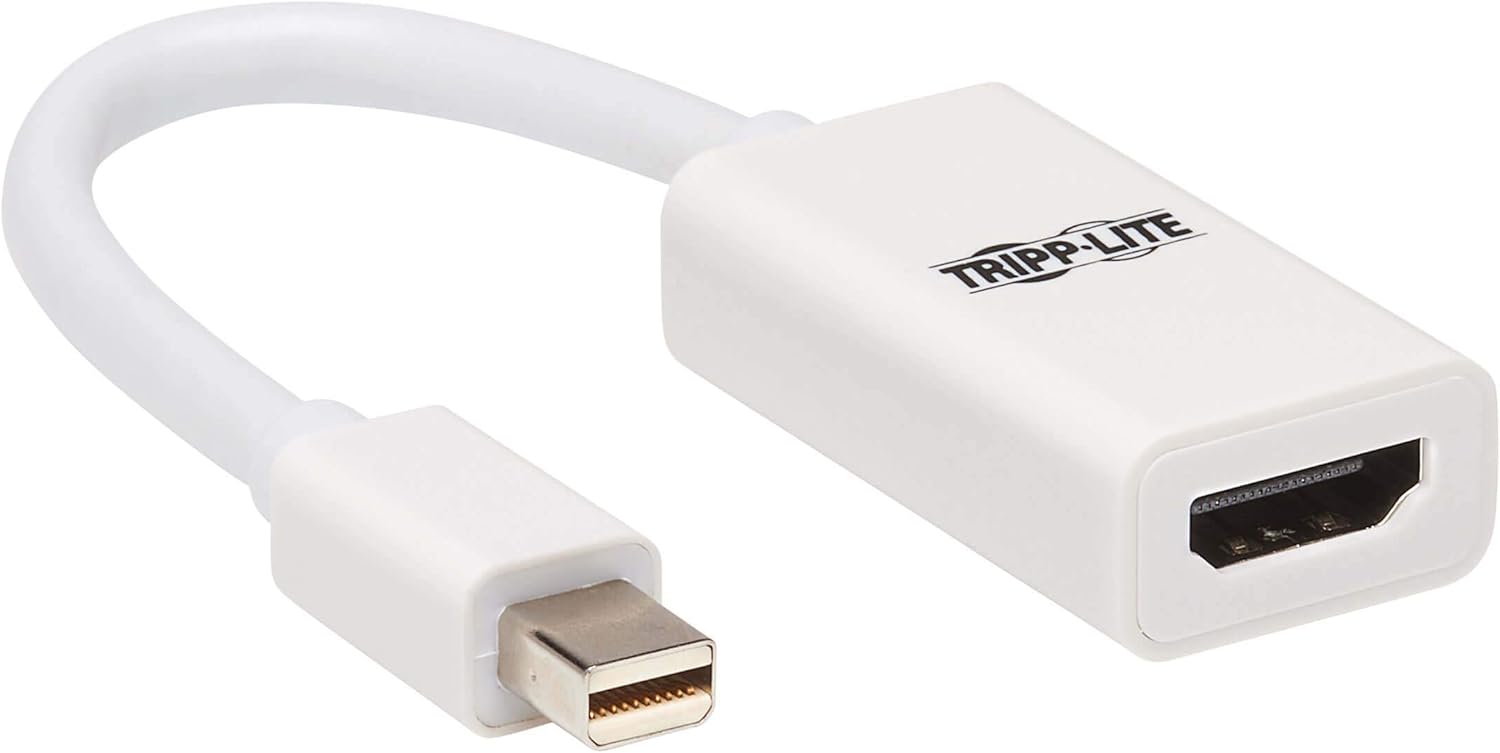 Eaton Tripp Lite Series Mini DisplayPort to HDMI Active Adapter 4K M/F White mDP to HDMI - Adapter