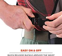 Ergodyne - 13694 Arsenal 5704 Torso Length Work Tool Apron, 22-Pockets, Gray