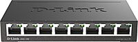 D-Link Gigabit Unmanaged Metal Fan-Free Desktop/Wall-Mount Switch