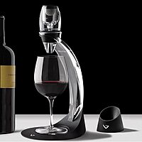 Vinturi Wine Aerator Deluxe Essential Red Wine Pourer and Decanter Tower Stand Set Easily and Conveniently Aerates Wine by