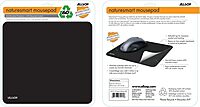 Allsop Soft Cloth Mouse Pad, 8in x 8.75in, Black, 28229
