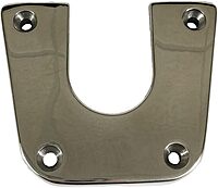 TACO Stainless Steel Side Mount Receptor for Table Pedestal System, Removable Bracket