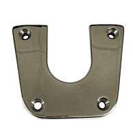 TACO Stainless Steel Side Mount Receptor for Table Pedestal System, Removable Bracket