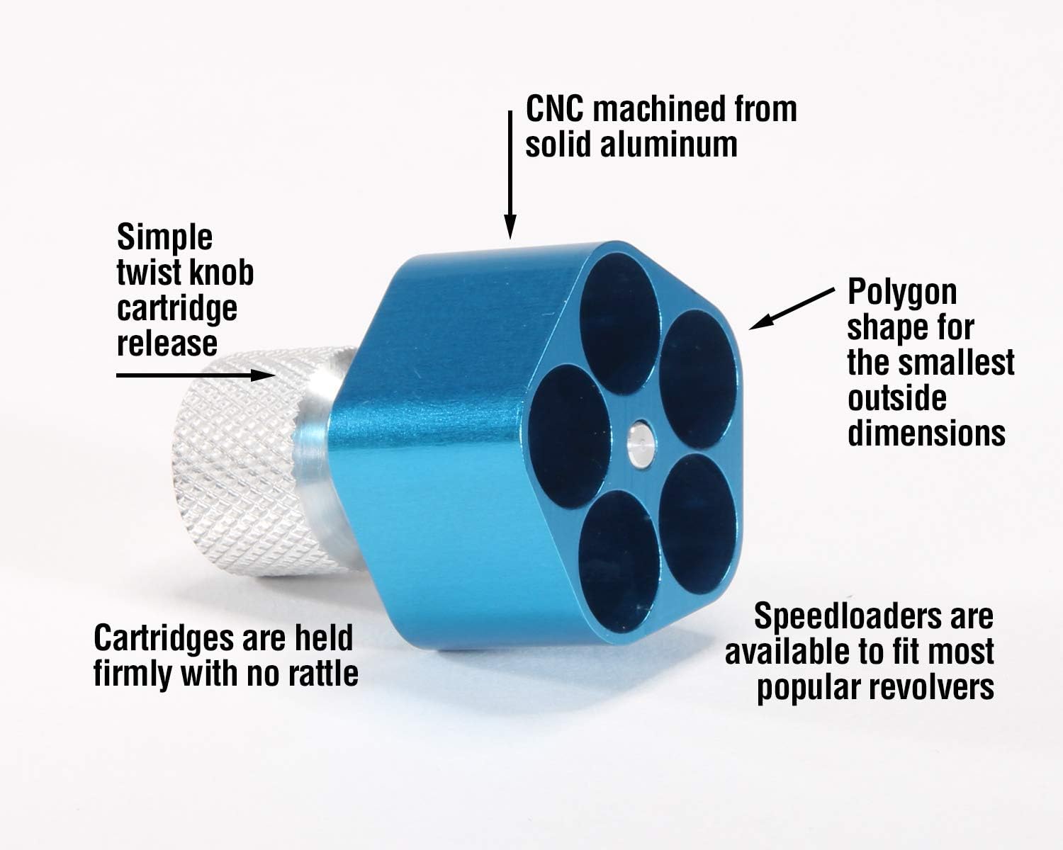 Pachmayr CNC Machined Aluminum Revolver Speedloader