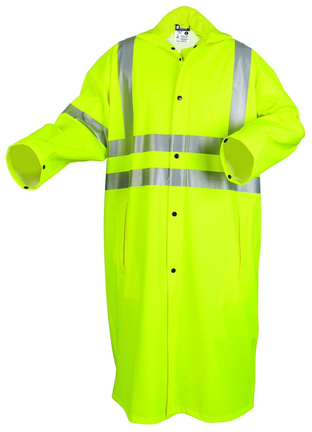 MCR SAFETY Hi-Vis Rain Coat