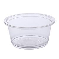Boardwalk Souffle/Portion Cups, 2 oz, Polypropylene, Clear, 20 Cups/Sleeve, 125 Sleeves/Carton