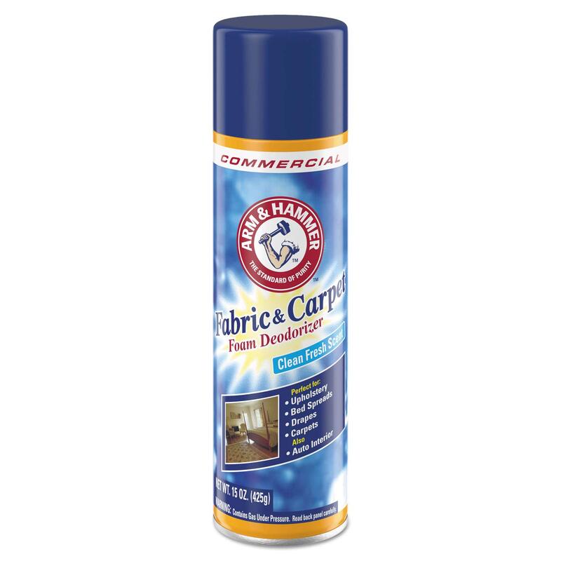 Arm & Hammer 84128 15 oz Fabric And Carpet Foam Deodorizer Can 15 Ounce (Pack of 1)