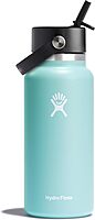 Hydro Flask Wide Mouth Flex Straw Cap Bottle - Insulated Stainless Steel
