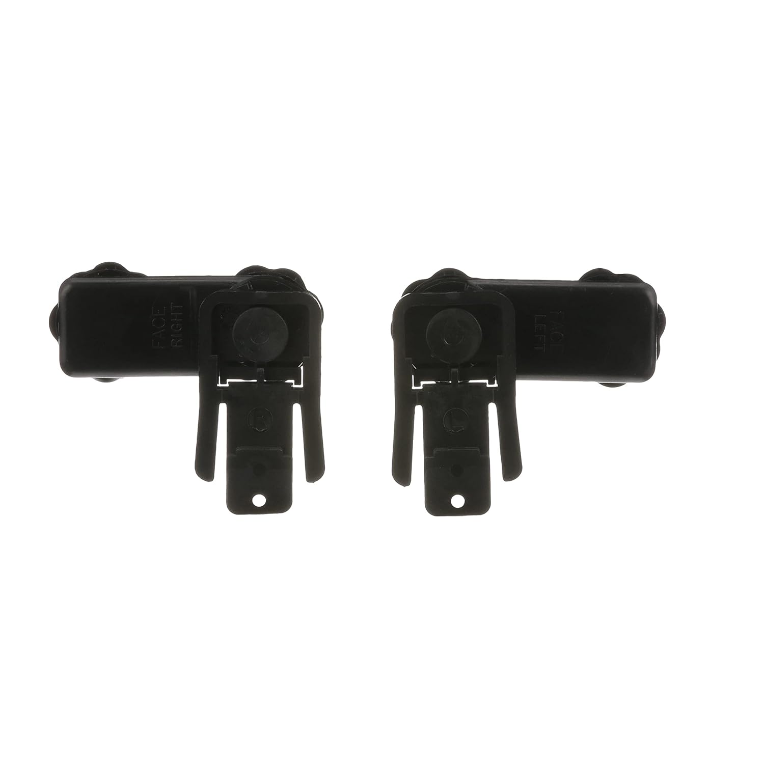Sellstrom Faceshield Adapter, Slotted, 1 Pair, Black, S61970