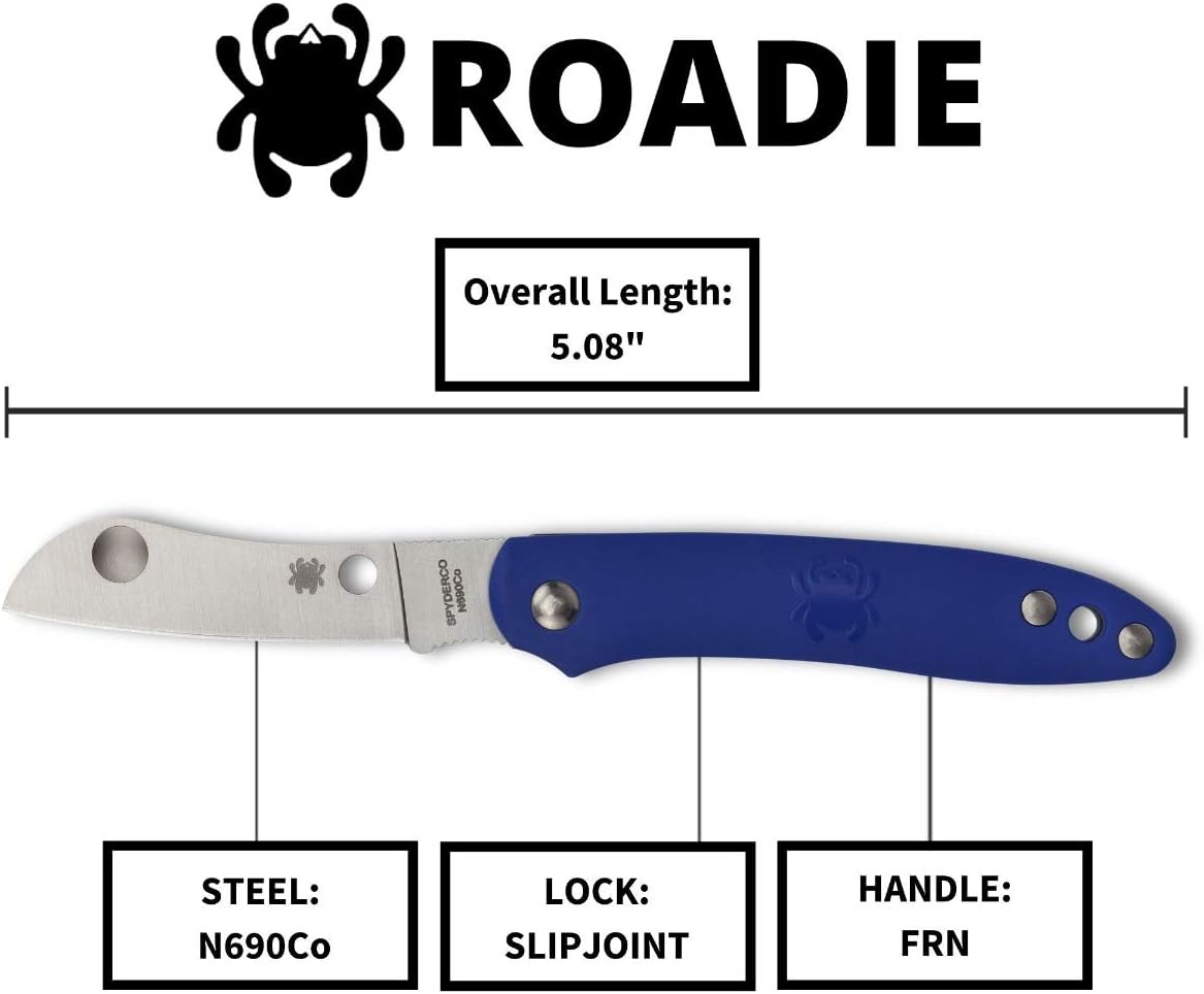 SPYDERCO Roadie Non-Locking Folding Pocket Knife
