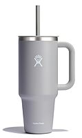 Hydro Flask Travel Tumbler with Handle, Lid and Straw - Insulated Stainless Steel