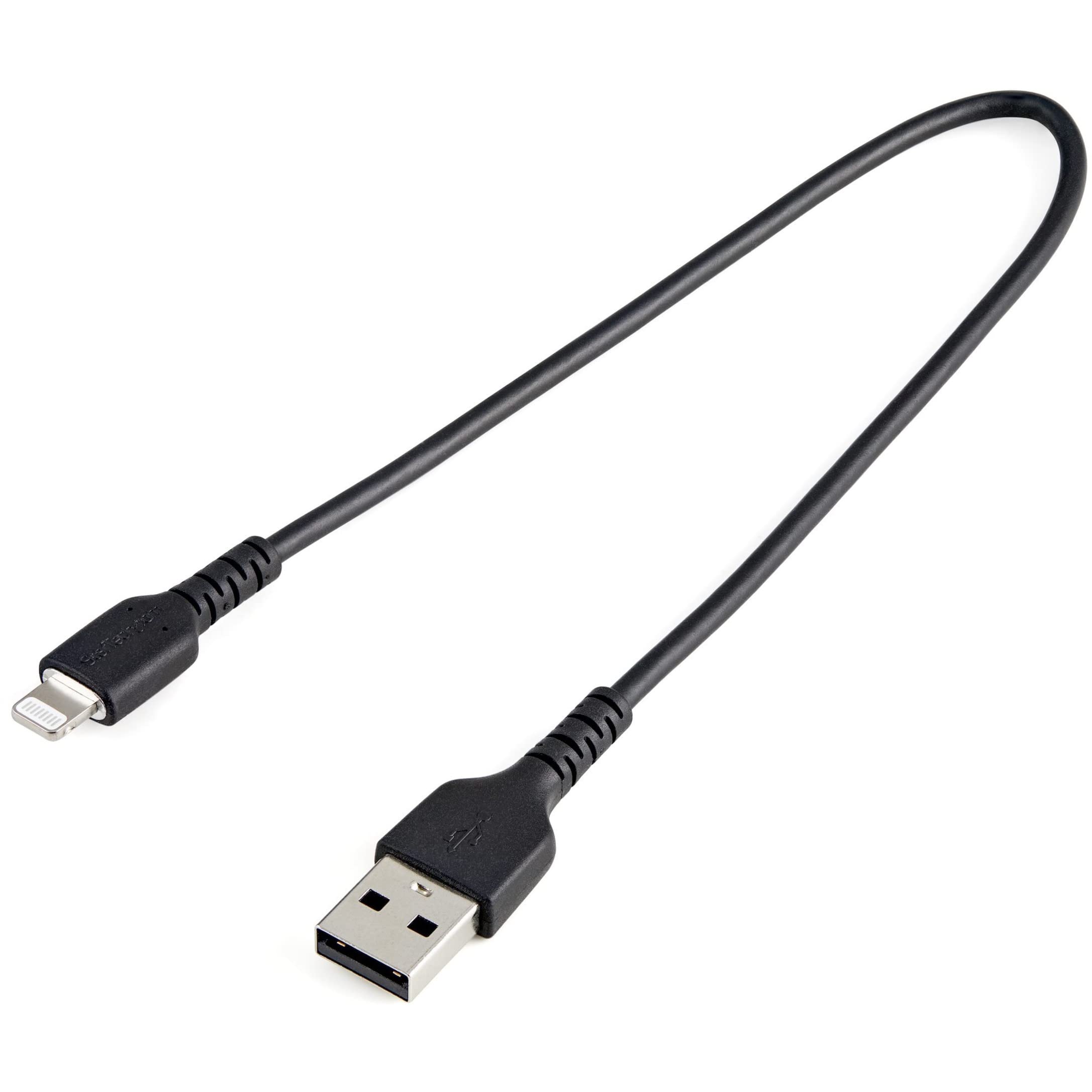 StarTech.com Durable USB-A to Lightning Cable - MFi Certified, Aramid Fiber