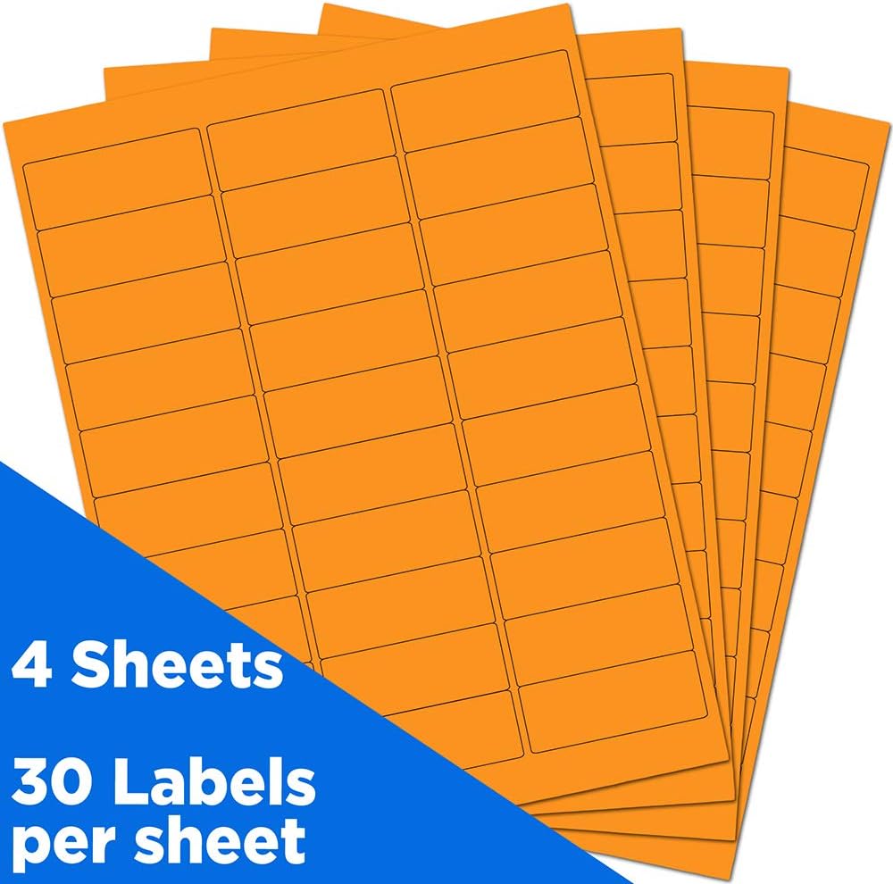 JAM PAPER Mailing Address Labels - Self-Adhesive Rectangular