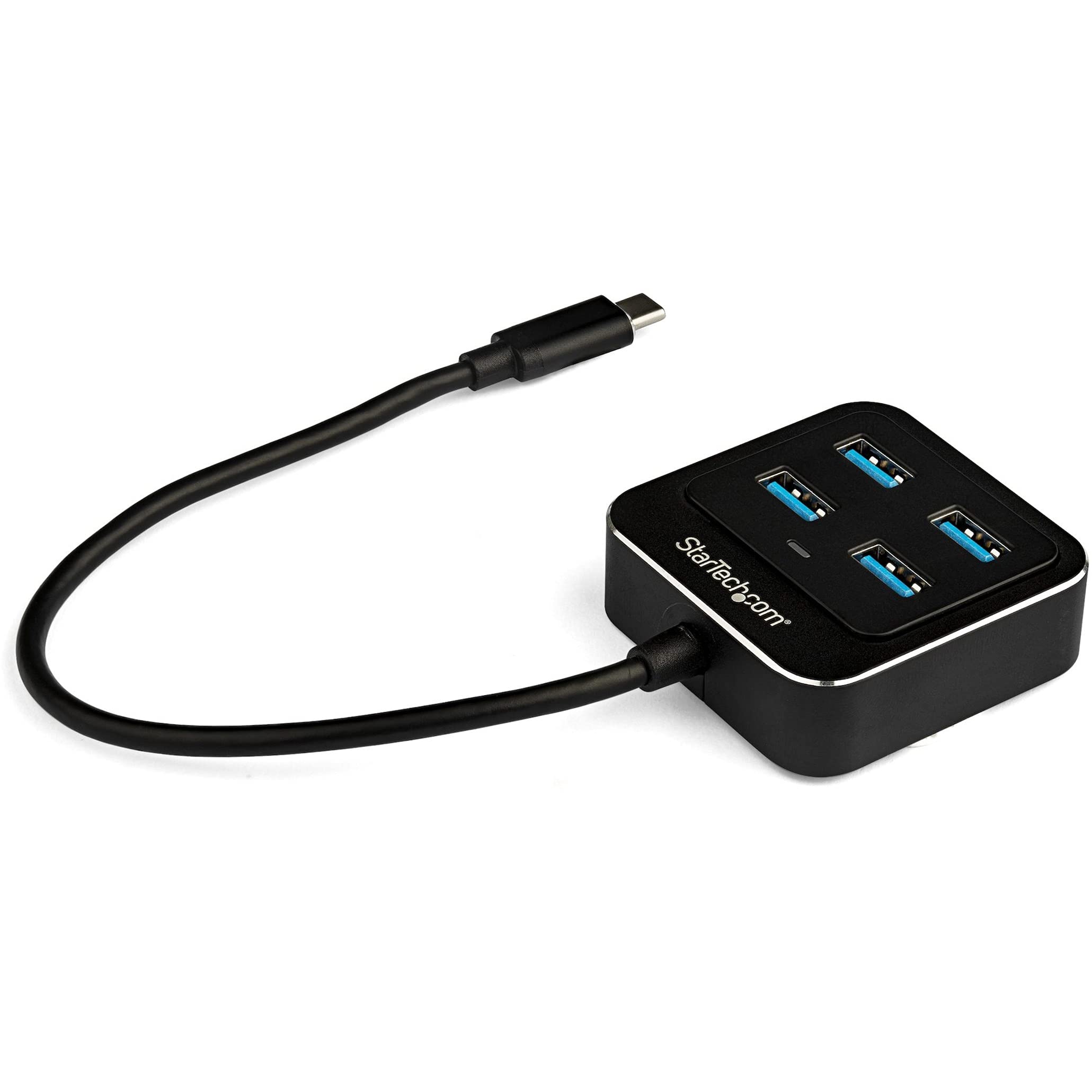 StarTech.com 4-Port USB C Hub - USB-C to 4X USB-A Ports - SuperSpeed 10Gbps USB 3.1/3.2 Gen 2 Type-C Hub - USB Bus Powered