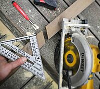 SWANSON Tool Co S0101 7 Inch Speed Square, Blue 7" Speed Square