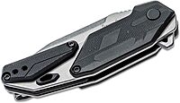 Kershaw Jetpack Folding Pocket Knife, SpeedSafe Opening, 2.75 inch Silver Blade with Black Handle, Pocketclip